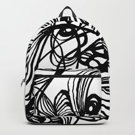 Overgrown Abstract Flower Backpack