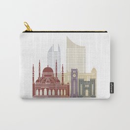 Beirut skyline poster Carry-All Pouch