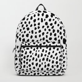 Dalmatian Spots (black/white) Backpack