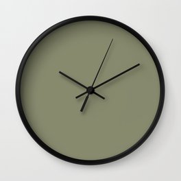 Plain Sage Green to Coordinate with Simply Design Color Palette Wall Clock