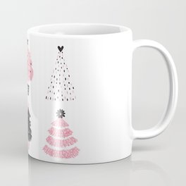 Cotton Candy Christmas Trees Watercolor Coffee Mug
