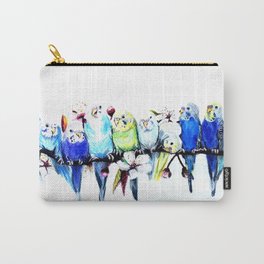 Bloomin' Budgies Carry-All Pouch
