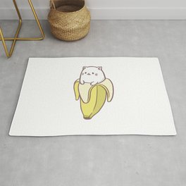Cat Banana ) Rug