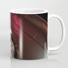 Perfect exit strategy ... young woman with long legs exiting classic automobile female color photograph - photography - photographs Coffee Mug