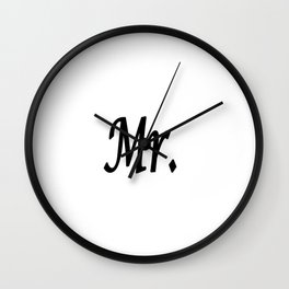 Mr. Wall Clock