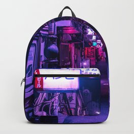 Purple Hues of Golden Gai  Backpack