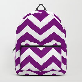 Patriarch - violet color - Zigzag Chevron Pattern Backpack