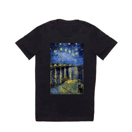 Vincent Van Gogh Starry Night Over the Rhone T Shirt
