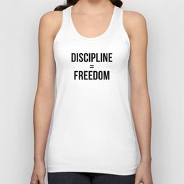 Discipline Equals Freedom Tank Top