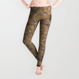MOCHACCINO graphic design in shades of brown Leggings