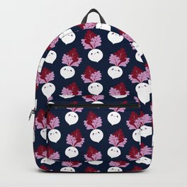 Cute white beetroots Backpack