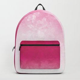 Pink Watercolor Fade Backpack