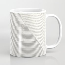 Relief [2]: an abstract, textured piece in white by Alyssa Hamilton Art Coffee Mug