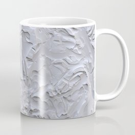 White Rough Plastering Texture Coffee Mug