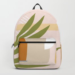 The Shapes of Nature - Pattern 1 green Backpack