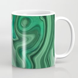 Strata Malachite Texture 01 Coffee Mug