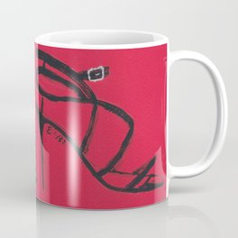Strappy Heel Fashion Illustration Coffee Mug