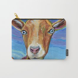 Lillie the FARM GOAT Painting Carry-All Pouch
