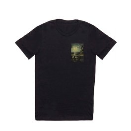 Classical Masterpiece 'A Ruined Gothic Church beside a River by Moonlight' by Sebastian Pether T Shirt
