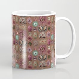 Ernst Haeckel Ascidiae Sea Squirts Earth Tones Coffee Mug