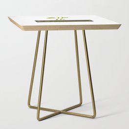 Zip it Black Yellow jGibney The MUSEUM Gifts Side Table