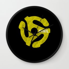 45 RPM Spindle Vinyl Record Collector Wall Clock