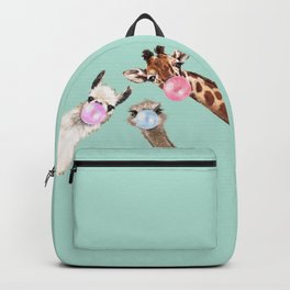 Bubble Gum Gang in Green Backpack