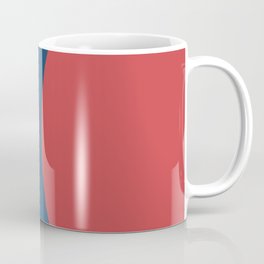 Red Curve Facing Red Curve Coffee Mug