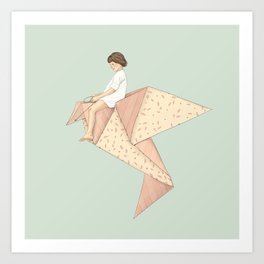 Origami  Art Print