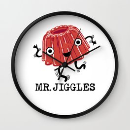 Mr Jiggles - jello Wall Clock