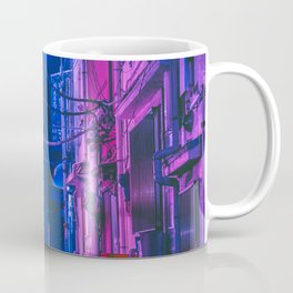 The Neon Alleyway Ghost Coffee Mug