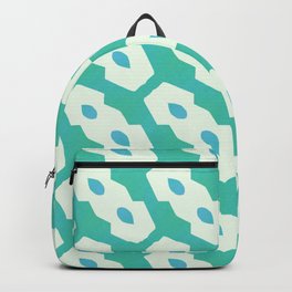 Colors and shapes in vintage retro style Backpack