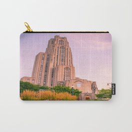 Pittsburgh Cathedral Of Learning Flower Garden Carry-All Pouch