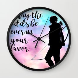 May the odds be ever in your favor Wall Clock