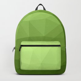 Greenery ombre gradient geometric mesh pattern Backpack