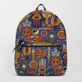 TALISMANS violet blue Backpack