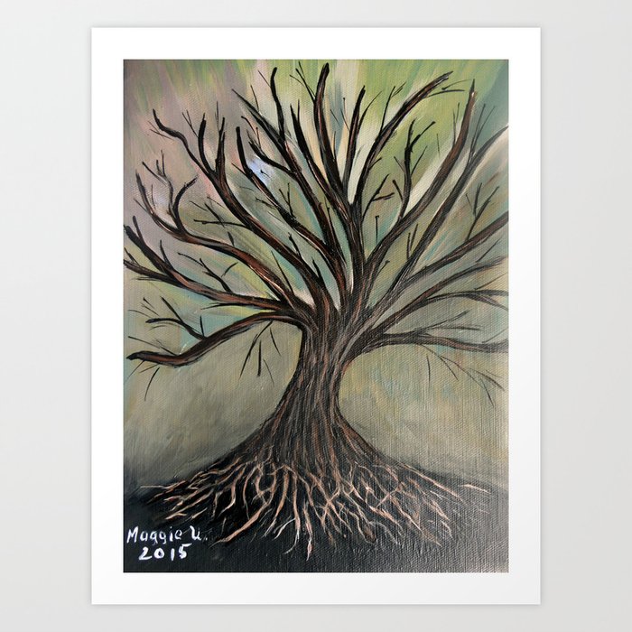 Bare tree-2 Art Print by maggs326 | Society6