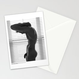 Male Nude In The Window Self-Portrait Stationery Cards